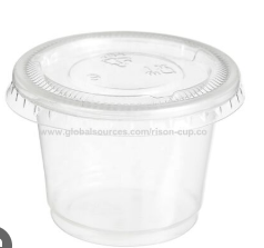POT DE SAUCE 1OZ +COUVERCL